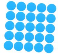 UPKOCH 100pcs Blank Plastic Game Chips for Small Round Counting Tokens Educational for Math Color Learning for Games Rewards and Classroom Activities