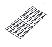 UPKOCH 100pcs Electric Guitar Pickguard Screws Black Double Socket Plate Screws for Guitar Pickguard Material Scratchplate Material