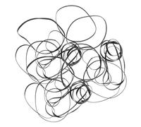 UPKOCH 100pcs Flat Rubber Cassette Tape Recorder Belts Mixed for Turntable Vcr CD Dvd Player Repair Replacement Noise-reducing Drive Belt