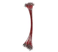 UPKOCH 100PCS High-strength Steel Wire Leader Rig with Swivel Snap Anti-bite Fishing Wire Trace for Lake Sea Saltwater and River Use Protects Main Line From Scratches and Friction
