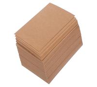 UPKOCH 100pcs Kraft Blank Cards Brown Paper Creative Classical Style Good Texture Soft Feel Easy to Write Tags Word Card for Occasions