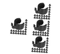 UPKOCH 100pcs Mic Cable Clips Microphone Stand Cable Holders for Securely Managing Cords for Home Stage and Recording Use Design