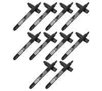 UPKOCH 100pcs Oil Based Waterproof Marker Pen for Granite Lettering Touch | Black Plastic Body, Fine Nib and Bold Lines, UV Resistant, for Carton Labeling and Industrial Use
