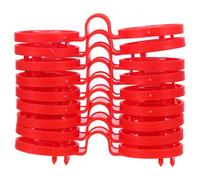 UPKOCH 100pcs Red Shade Cloth Clips Heavy-Duty Plastic Clamps for Sun Shade Net Fixing, Tent Clips for Garden Netting and Greenhouse Shading Accessories