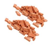 UPKOCH 100pcs Scale Easy to Fix Micro Landscape Building Blocks for Small Houses and Garden DIY
