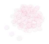 UPKOCH 100pcs Semi Transparent Bingo Counting Chips Plastic Game Markers for Math Learning Reward Tokens for Educational Board Games