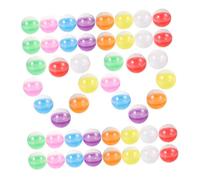 UPKOCH 100PCS Semi-transparent Vending Machine Balls Mini Containers for Candy Storage Party Favors Multi-color Plaything Capsules Easy to Open for Wedding Birthday Celebrations