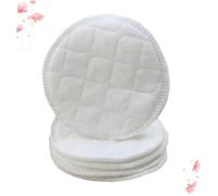 UPKOCH 100pcs White Three-Layer Breast Pads Washable Overflow Breastfeeding Nursing Pads for Postpartum Mother Maternity Use