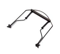 UPKOCH 10Holes Harmonica Holder Neck Metal Frame for Hands Playing Compatible with Various Brands Durable Harp Rack Accessory Black