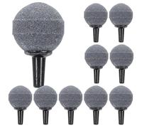 UPKOCH 10pcs Air Stone Aquarium Accessories Sandstone Fine and Smooth Surface Uniform Bubble Output for Filtration and Office Use