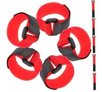 UPKOCH 10pcs Anti-crowing Rooster Collars Flexible Nylon Poultry Neckbands Noise Reduction Chicken Accessories Red Upgrade Easy to Use for Hens and Poultry