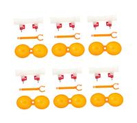 UPKOCH 10pcs Automatic Chicken Water Drinker Durable PVC Double Hanging Cup Poultry Watering Equipment Easy Installation for Chickens and Quails Strong Sealing No Additional Containers