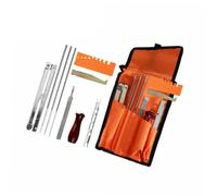 UPKOCH 10Pcs Chainsaw Sharpening File Kit Premium Metal Filing Tools Chain Sharpener for Professional and Home Use with Abrasion Resistant Smooth Finish Portable Design