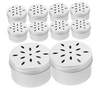 UPKOCH 10Pcs Dog Scent Training Kit Aluminum Odor Holder with Ventilated Lid for Nose Work and Pet Stress Relief Container for Canine Identification and Scent Detection