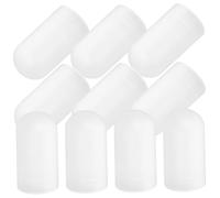 UPKOCH 10pcs Drum Stick Caps Silicone Protective Covers Lightweight Drumstick Mute Tips Enhancing Rhythm White for Drum Instruments Practice on The Go