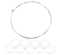 UPKOCH 10pcs E-1st Steel Acoustic Guitar Replacement Strings Pack, Metal Folk Guitar String Accessory for Classic Acoustic Instruments