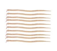 UPKOCH 10Pcs Flexible Jointed Wooden Snake for Realistic Fake Snakes Party Supplies Halloween Scary Decoration and Fun Prank Gift