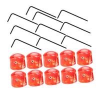 UPKOCH 10pcs Guitar Parts Plastic Guitar Knobs Replacement for Volume Control