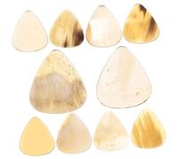 UPKOCH 10pcs Guitar Picks Thin Jazz Triangle Picks for Electric Ukulele Acoustic Bass Guitar Random Color