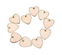 UPKOCH 10pcs Heart Shape Guitar Picks Maple Wood for Ukulele Bass Guitar Acoustic