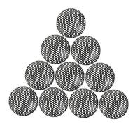 UPKOCH 10pcs Mesh Microphone Grille Cover Replacement for Dynamic Mic Protective Windscreen Smooth Surface