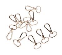 UPKOCH 10pcs Metal Dog Rope Buckles with Id Tag Rings for Cats and Dogs Compact Design for Easy Collar Change Multi Use Clips for Pet Supplies and Accessories