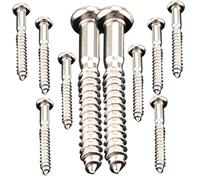 UPKOCH 10pcs Metal Guitar Bridge Screws Round-head Screw for Guitar Bridge Replacement Musical Instrument String Fixing Installation