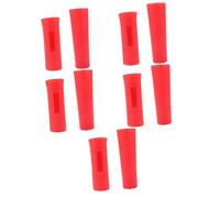 UPKOCH 10pcs Microphone Cover Silicone Mic Sleeve for Wireless Handheld Microphone Mic Handle Sleeve Replacement for Gaming and Vlogging Use