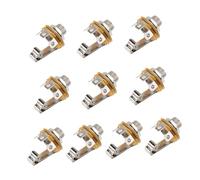 UPKOCH 10Pcs Microphone Socket for Stringed Instruments Easy Install Mic Holder for Guitar Durable for Amplifying Sound Spacious Areas