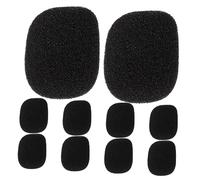 UPKOCH 10pcs Mini Mic Covers Lightweight Windscreen for Lapel Headset Microphones Easy to Install Sound Insulation for Speech and Teaching