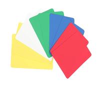 UPKOCH 10pcs Poker Card Cutters PVC Plastic Dealing Tool for Poker and Playing Cards Convenient Pressing Accessories with Colors Each
