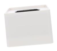 UPKOCH 10pcs Portable Abs Microphone Logo Flag White for Professional Interviews Square Design for Custom Branding Easy to Carry