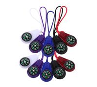 UPKOCH 10pcs Portable Mini Compass Bulk with Lanyard Shockproof Navigation Tool for Beginners Outdoor Hiking Camping Exploration