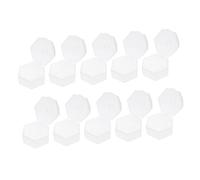 UPKOCH 10pcs Portable Pacifier Box Set Made of Sturdy Pp Material with Convenient Opening and Closing, Easy to Clean Baby Pacifier Case Suitable for Mothers the Go
