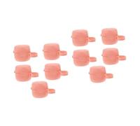 UPKOCH 10pcs Portable Pacifier Holder Cases Dustproof Pacifier Storage Boxes for Diaper Bags Convenient Travel Containers for Parents