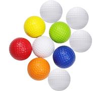 UPKOCH 10Pcs Professional Golf Training Balls Reusable Daily Use Blank Balls for Adults Made of Soft Material for Safe Practice and Enhanced Performance Random Color