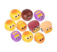 UPKOCH 10pcs Pull Back Car Friction Powered Bread Shape Vehicles and Safe with Smooth Rounded Surface Creative Mini Cars for Party Favors and Fun Play