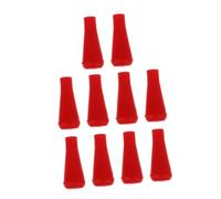 UPKOCH 10PCS Red Rubber Arrowhead Targets for Archery Practice Blunt Safety Points for Training Lightweight and Arrow Shaft Heads Suitable for Target Shooting and Game