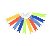 UPKOCH 10Pcs Reflective Straps PVC Keychain for Backpacks Bags Strollers Enhanced Visibility Safety Pendant for Adults