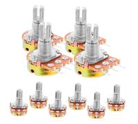 UPKOCH 10pcs Single Linear Potentiometer Shaft Electric Guitar Volume Control Audio Taper Pots for Guitar Hardware and Electronic Projects with High Accuracy Design