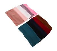 UPKOCH 10pcs Soft Stretchy Wide Headbands for Women Non Slip Elastic Knotted Hair Bands Comfortable Breathable Hair Accessories for Yoga Workout Makeup and Daily Wear