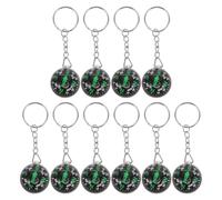 UPKOCH 10Pcs Spherical Compass Keyring Miniature Portable Travel Compass Keychain Ball for Camping Hiking Backpack Accessories Explorers