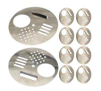 UPKOCH 10pcs Stainless Steel Beehive Entrance Guards Sliding Disk Beekeeping Tool for Hive Inlet Outlet Vent Anti-escape Protection for Professional and Hobbyist Equipment