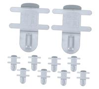 UPKOCH 10Pcs Stainless Steel Cage Securing Clips for Small Animals Durable Wire Fasteners for Rabbit and Chicken Food Boxes Quick Installation Stable and Reliable Hold Prevents