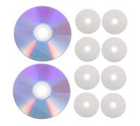 UPKOCH 10Pcs Storage Discs Dvd-R Blank Discs High Storage Capacity Plastic Write Once Convenient Preburning Service for Work and Photo Backup