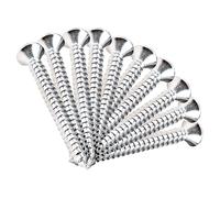 UPKOCH 10Pcs Sturdy Metal Guitar Neck Plate Screws Stainless Steel Reinforcement Screws for Easy Installation and Fixing of Guitar Neck Plate