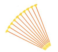 UPKOCH 10pcs Suction Cup Target Arrows with Tips for Outdoor Archery Practice Safe Replacement Plastic Arrows for Boys and Activity for Skill Improvement and Coordination