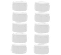 UPKOCH 10pcs White PVC Pipe End Caps Thickened Pressure Resistant Female Threaded Hose Caps for Plumbing Irrigation Sprinklers Swimming Pools and Outdoor Water Systems
