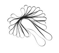 UPKOCH 11pcs Flat Rubber Turntable Belts Replacement for Record Player Drive Belt Repair Maintenance Wear-resistant Anti-slip Phonograph Drive Bands for Vinyl Decks