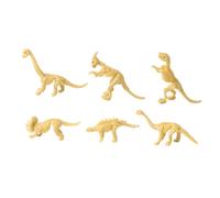 UPKOCH 12 Pcs Dinosaur Skeleton Model Educational Realistic Beige Plastic Dinosaur Figures for Simulation Fossil Collection for Imaginative Play and Birthday Party